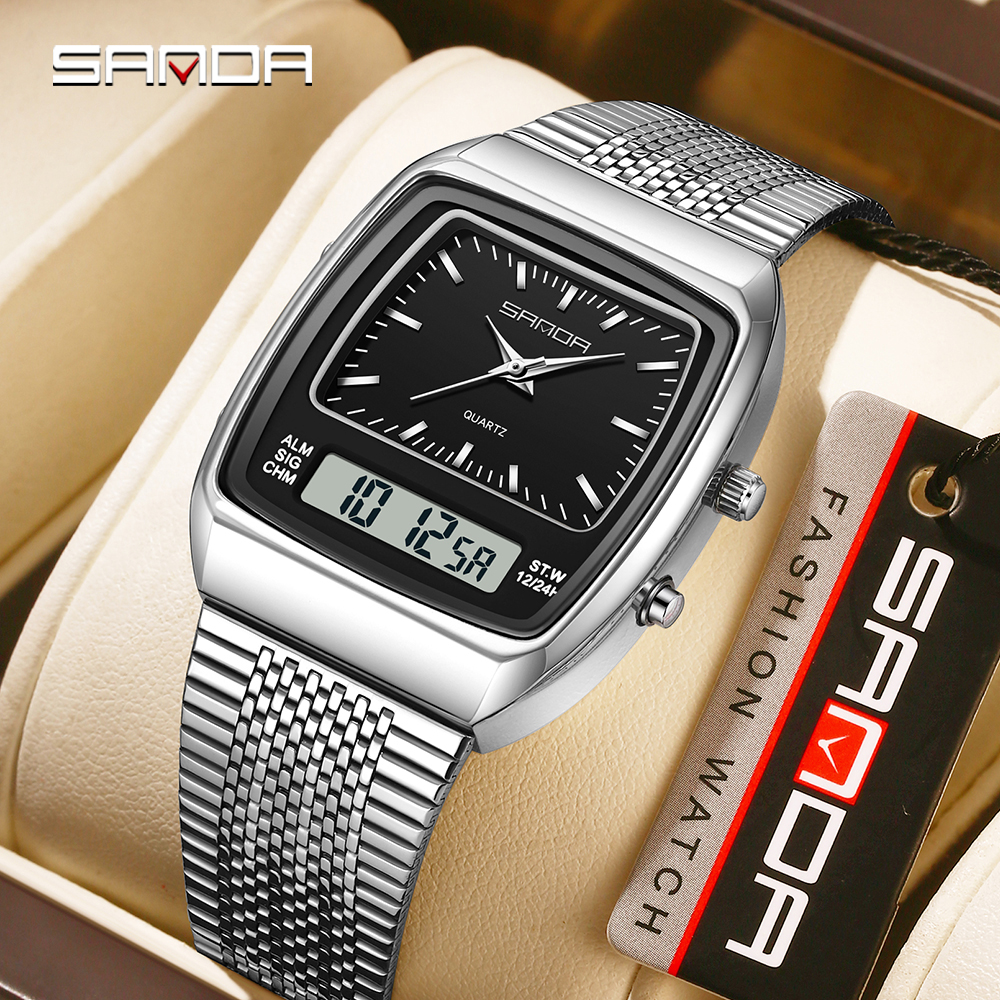 SANDA 3393 Retro Electronic Qu - Women Fashion Zone 리뷰 및 가격