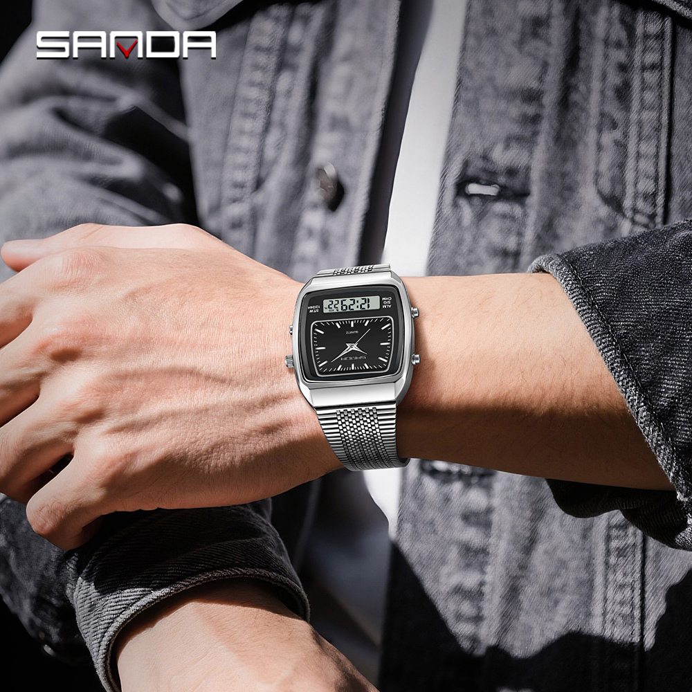 SANDA 3393 Retro Electronic Qu - Women Fashion Zone 리뷰 및 가격