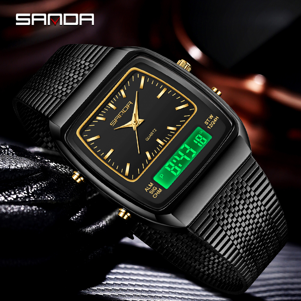 SANDA 3393 Retro Electronic Qu - Women Fashion Zone 리뷰 및 가격