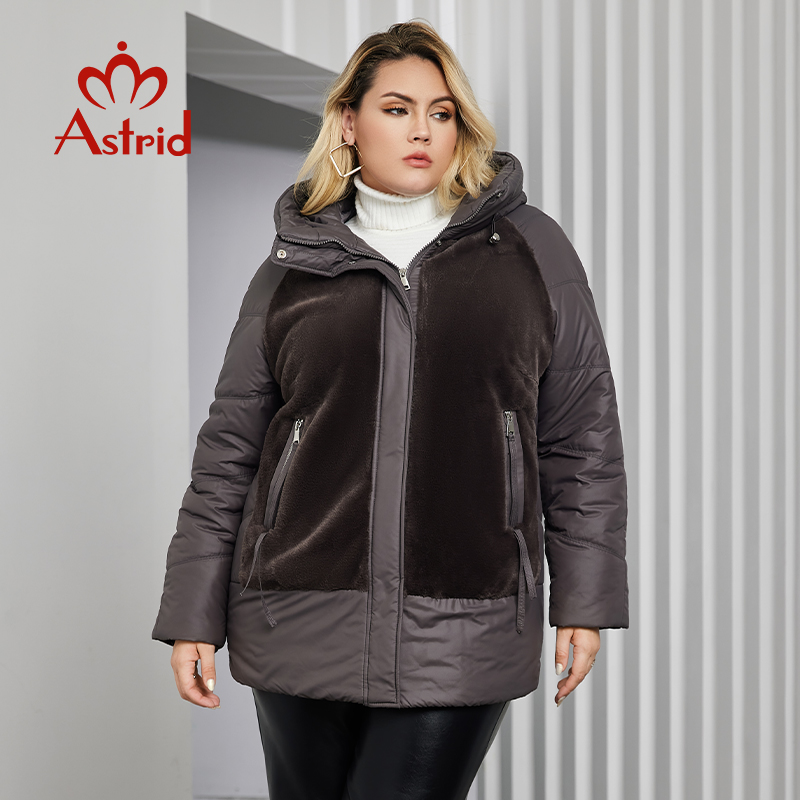 Astrid Plus Size Winter Jacket - Women'S Fashion Quilted Jacket 리뷰 및 가격