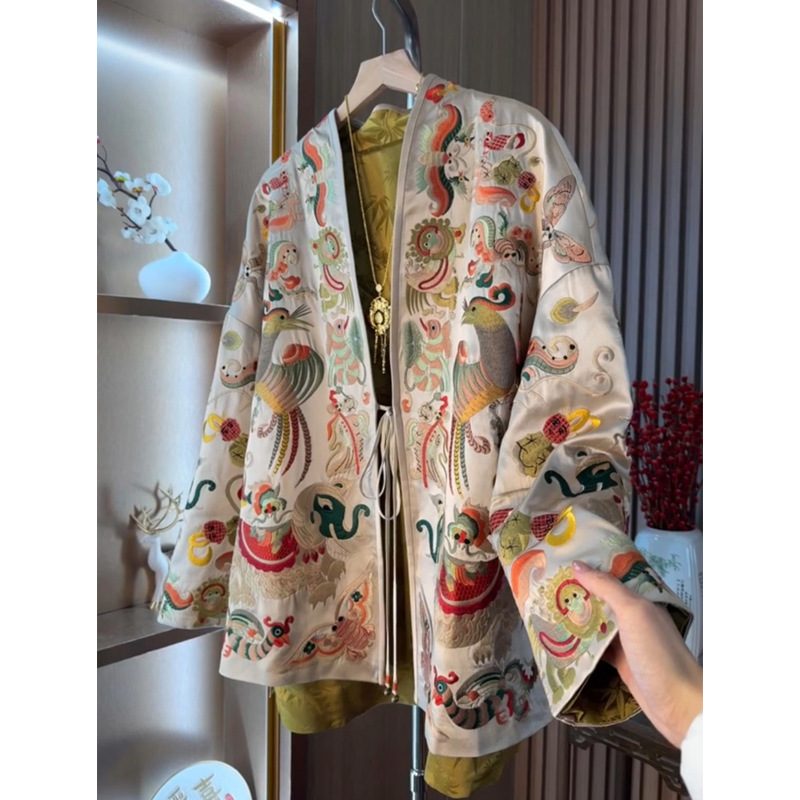 New Chinese Style Kimono Cardi - Women Fashion Jackets 리뷰 및 가격