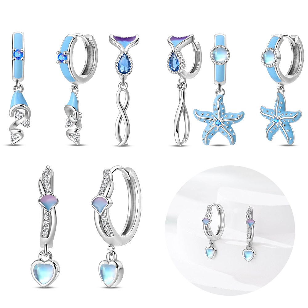 Silver Colors Blue Starfish Ea - Women'S Fashion Website 리뷰 및 가격