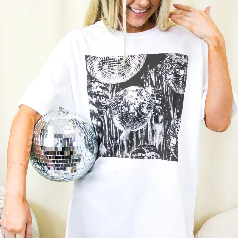 Vintage Aesthetic Disco Ball T - Women Fashion 80S 리뷰 및 가격