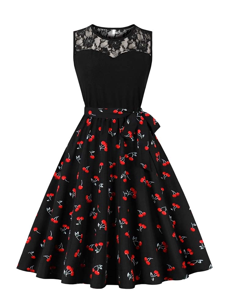 Elegant High Waist Sleeveless  - Women'S Fashion In The 50S 리뷰 및 가격