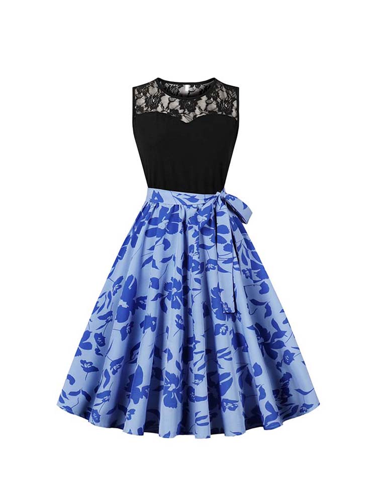 Elegant High Waist Sleeveless  - Women'S Fashion In The 50S 리뷰 및 가격