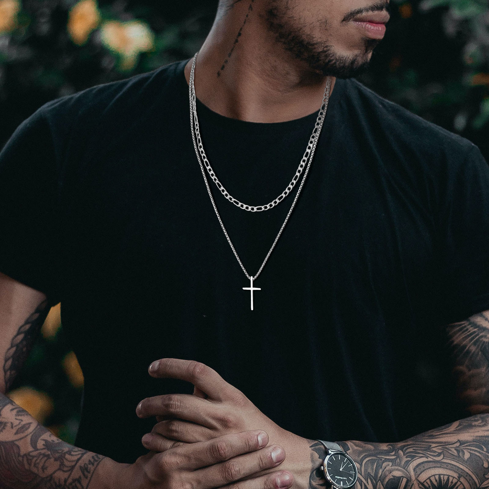 Trendy Cross Necklace for Men  - Women'S Fashion In The 50S 리뷰 및 가격