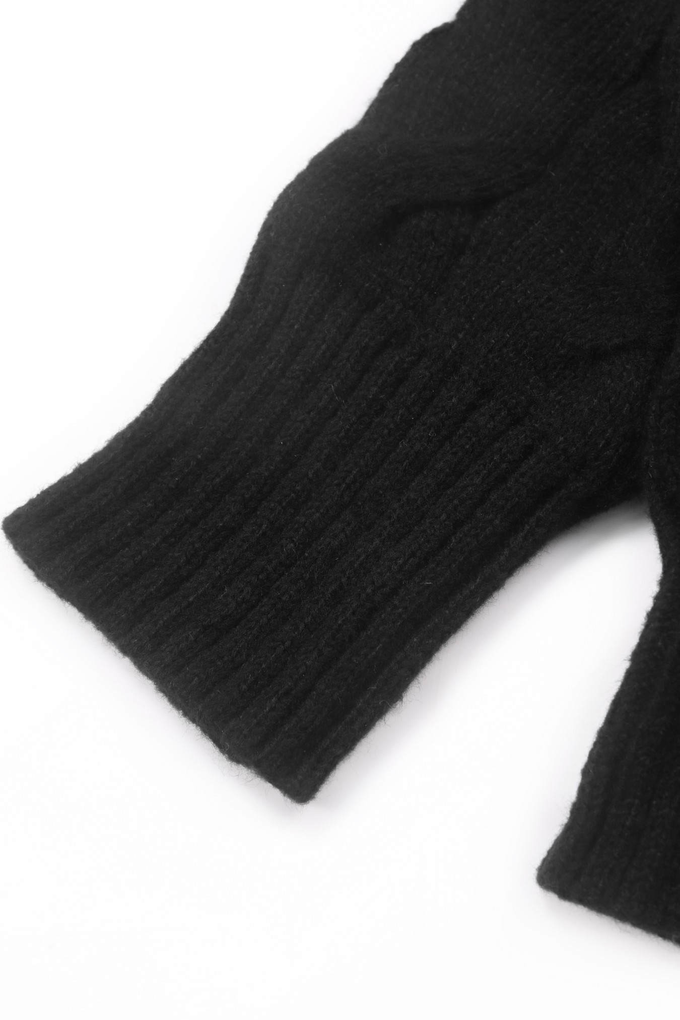 Women's Black Oversized Cable  - Longline Cardigan Knit 리뷰 및 가격