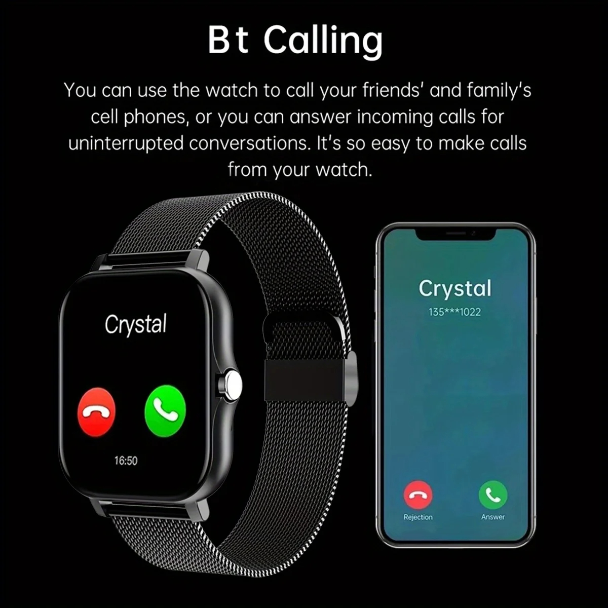 Smart Watch For Android IOS Wa - Women Fashion Zone 리뷰 및 가격