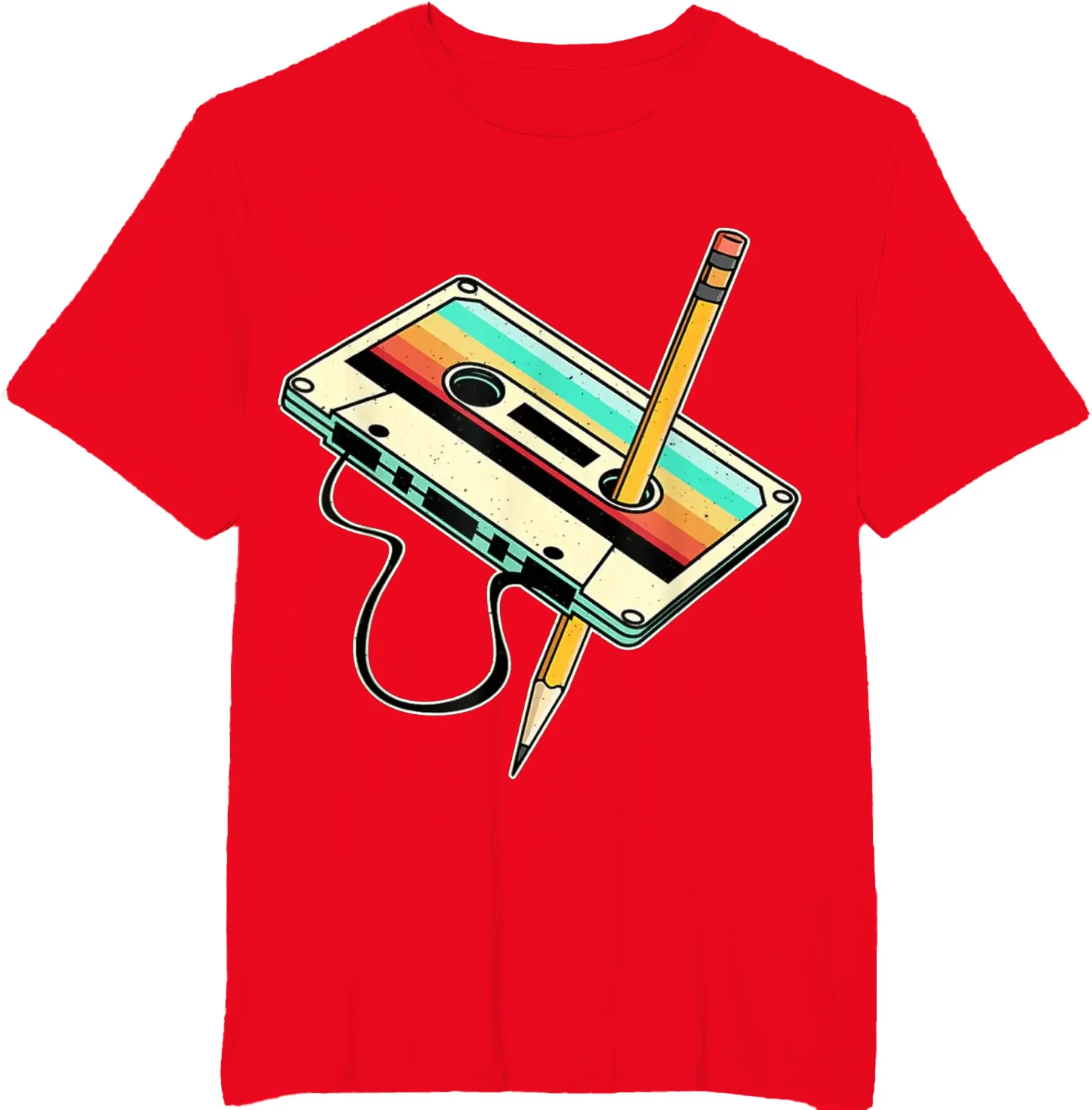 80s Cassette Pencil 80s Retro  - Women Fashion 80S 리뷰 및 가격