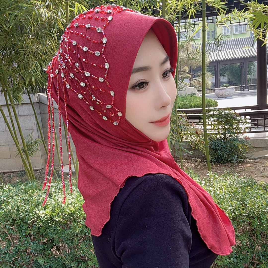 Africa Ethnic Hats Hijab Black - Women'S Fashion Hats 리뷰 및 가격