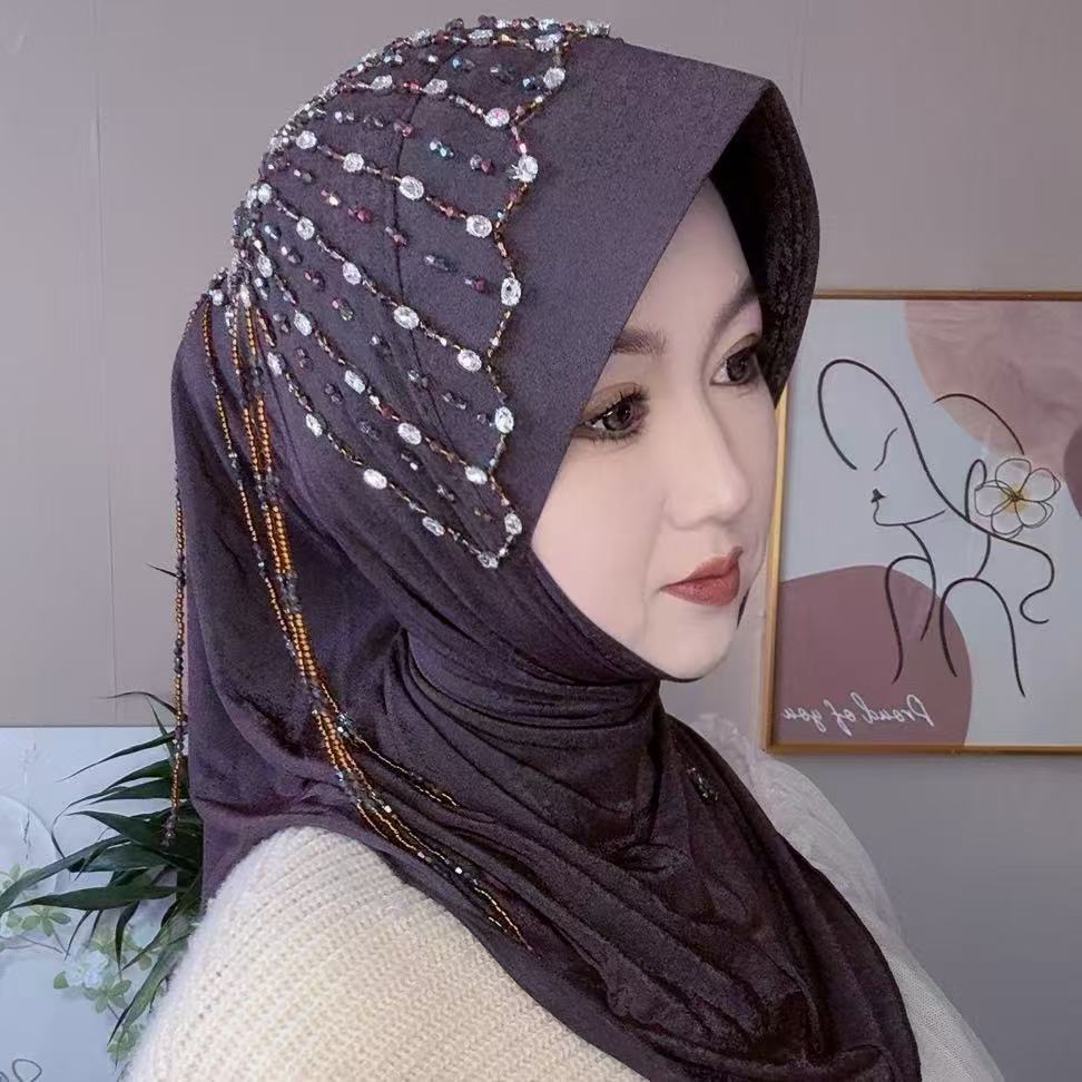 Africa Ethnic Hats Hijab Black - Women'S Fashion Hats 리뷰 및 가격
