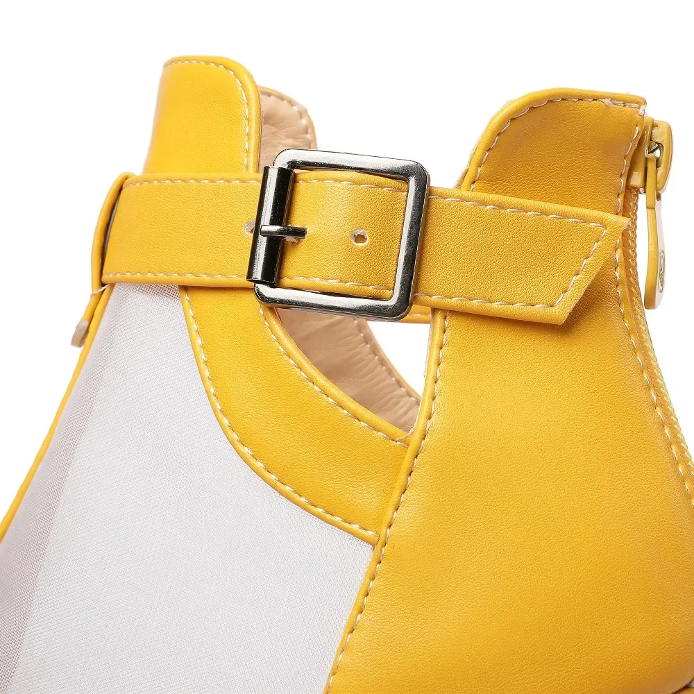 Yellow Platform Sandals Women  - Women'S Fashion Boots 리뷰 및 가격