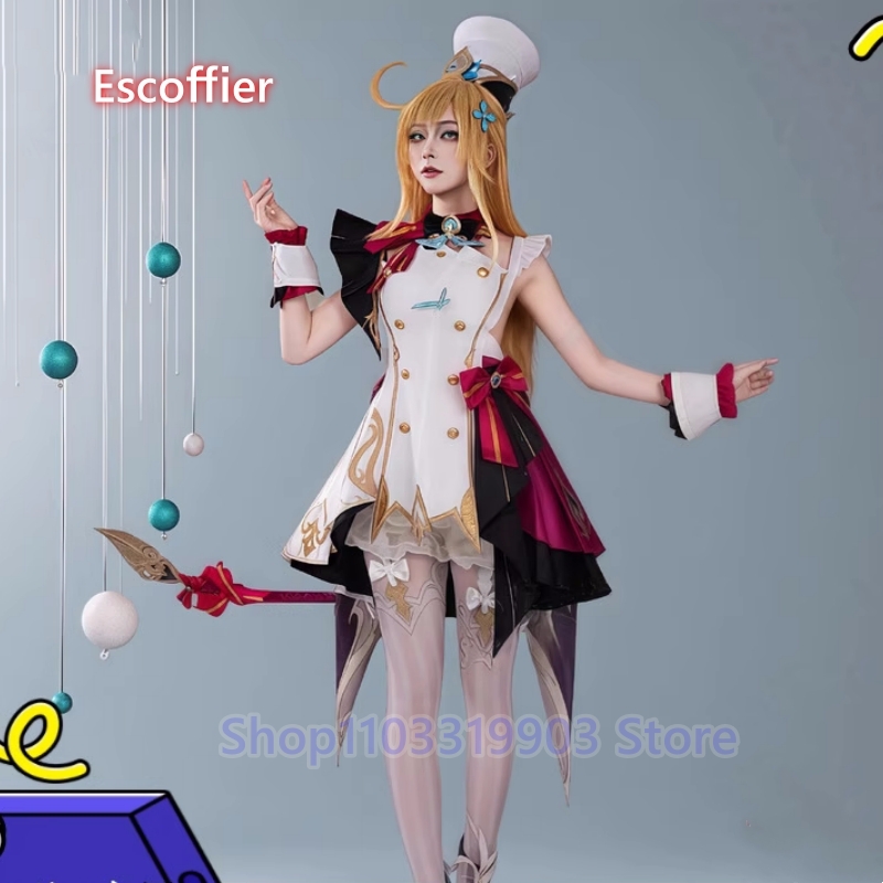 Genshin Impact Escoffier Cospl - Women'S Fashion Hats 리뷰 및 가격
