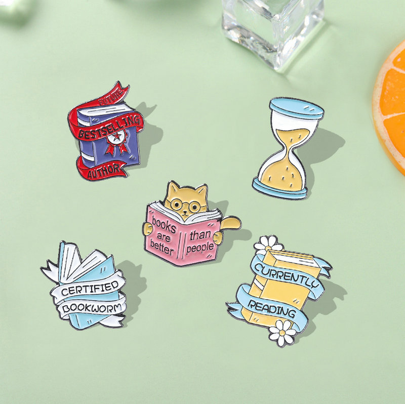 Book Enamel Pins Book Quote Ba - Women Fashion Quotes 리뷰 및 가격