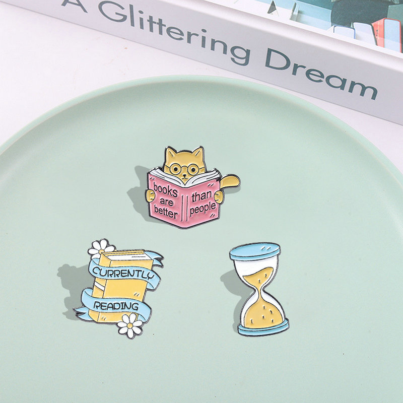 Book Enamel Pins Book Quote Ba - Women Fashion Quotes 리뷰 및 가격