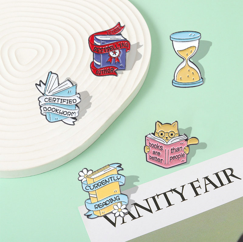 Book Enamel Pins Book Quote Ba - Women Fashion Quotes 리뷰 및 가격