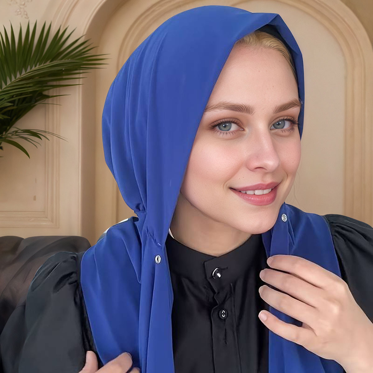 Muslim fashion simple solid co - Women'S Fashion Hats 리뷰 및 가격