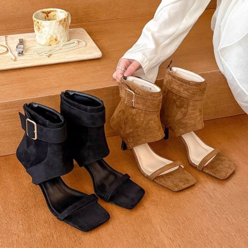 Retro Summer New Square Toe Op - Women'S Fashion Boots 리뷰 및 가격