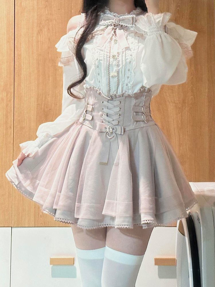 Japanese Sweet Lolita Women Bo - Longline Cardigan Knit 리뷰 및 가격