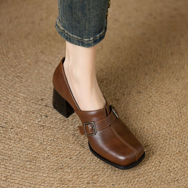 Girseaby Vintage Women Pumps S - Fashion Women Belt 리뷰 및 가격